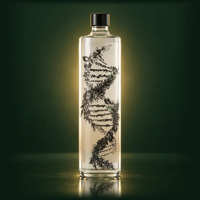 山椒のGIN / Japanese Pepperのボトル（イメージ）