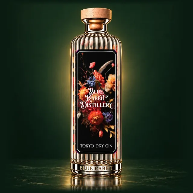 Blue Rabbit Tokyo Dry Ginのボトル（イメージ）