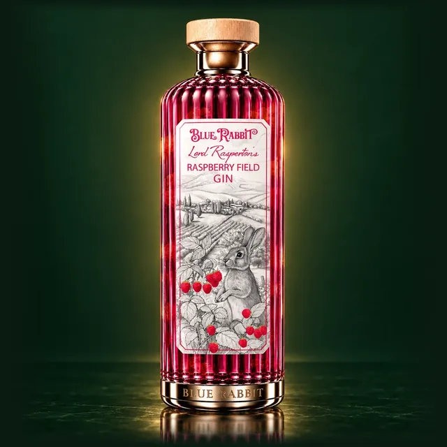 Lord Rasperton's Raspberry Field Ginのボトル（イメージ）