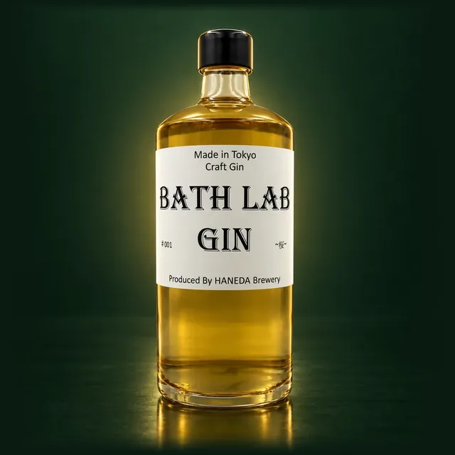 BATH LAB GIN #001 ～さくら～のボトル（イメージ）