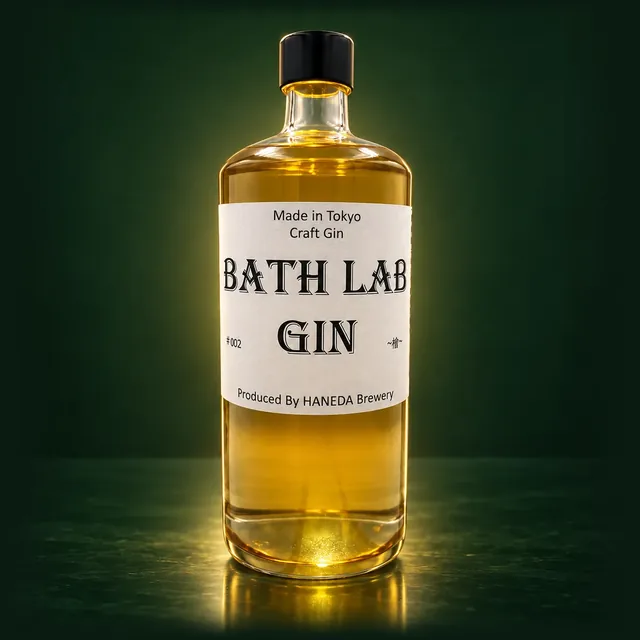 BATH LAB GIN #002 ～檜～のボトル（イメージ）