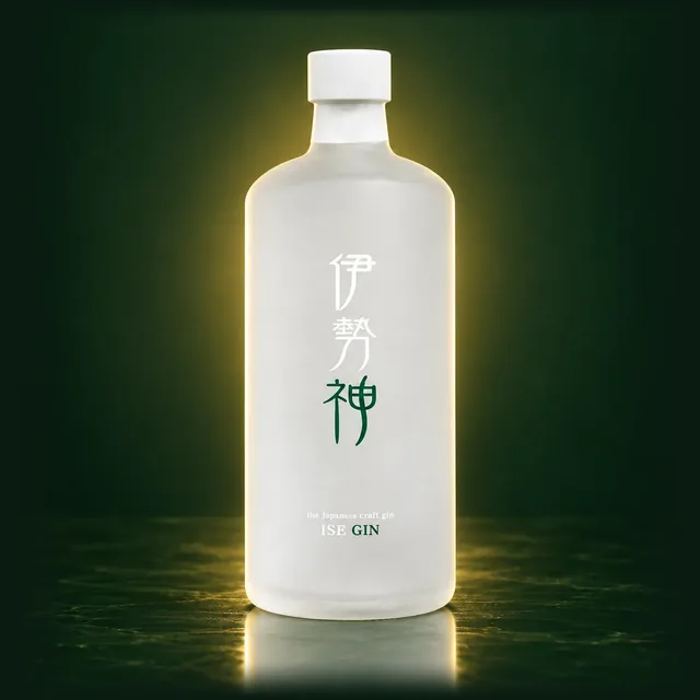 クラフトジン 伊勢神（ISE GIN）のボトル（イメージ）