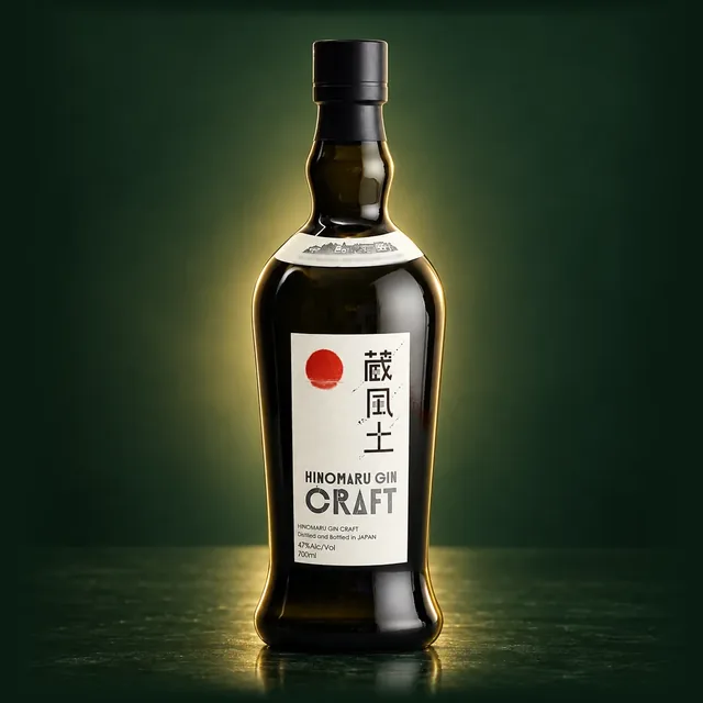 日の丸ジン 蔵風土のボトル(イメージ)