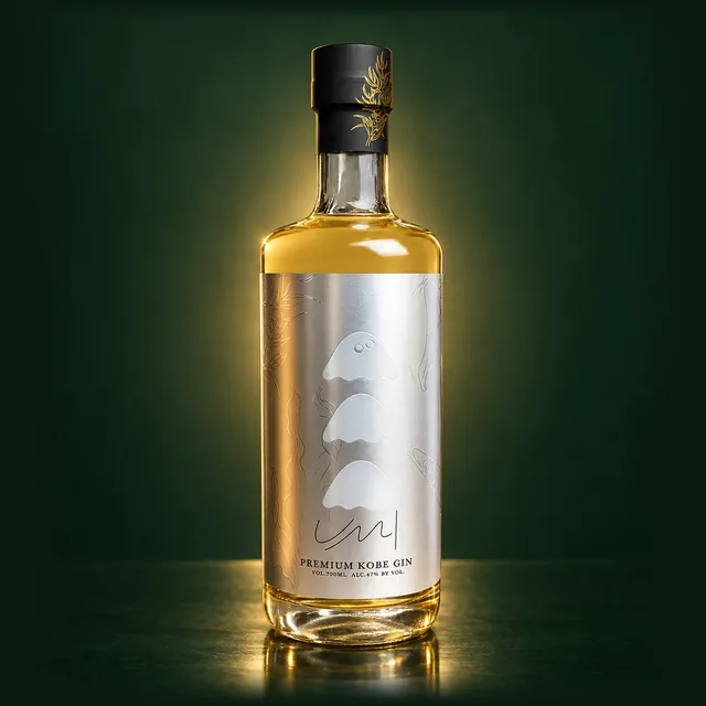 PREMIUM KOBE GIN UMIのボトル（イメージ）