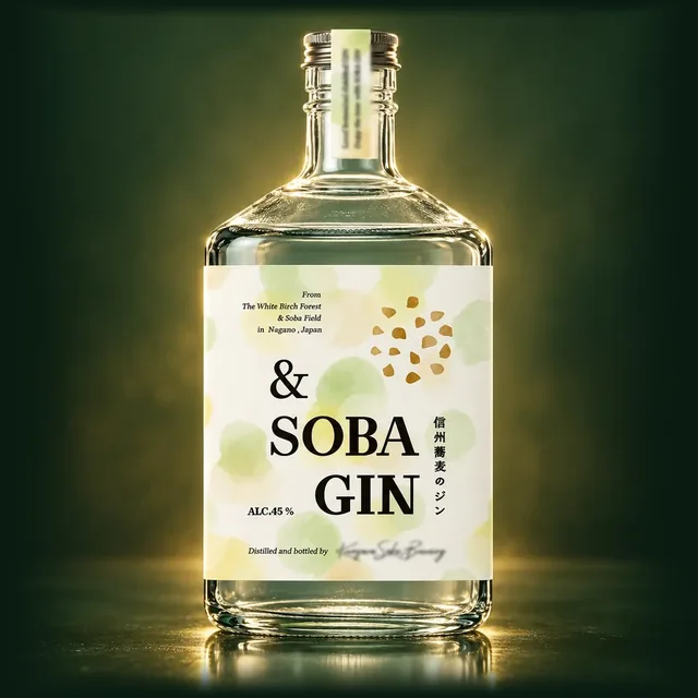 黒澤 ＆SOBA GINのボトル（イメージ）