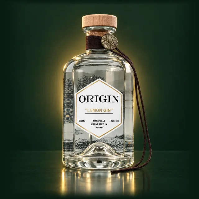 ORIGIN LEMON GINのボトル（イメージ）