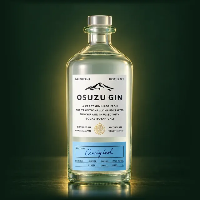 OSUZU GIN(オリジナル)のボトル(イメージ)