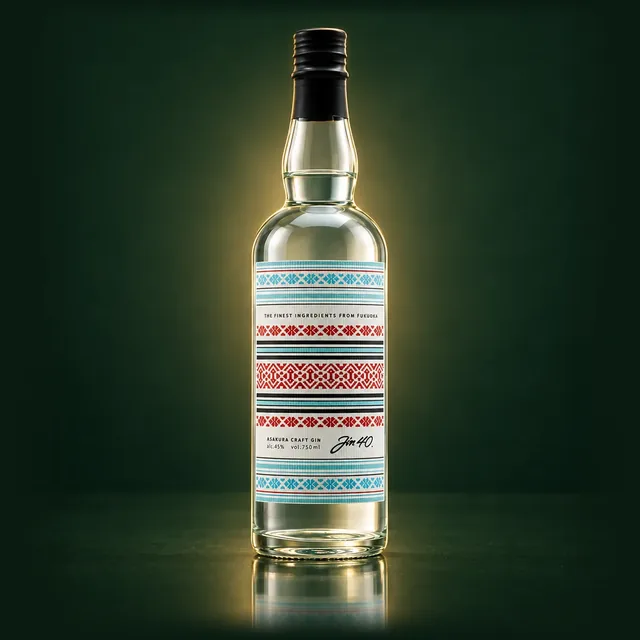 Jin40 - ASAKURA CRAFT GINのボトル（イメージ）