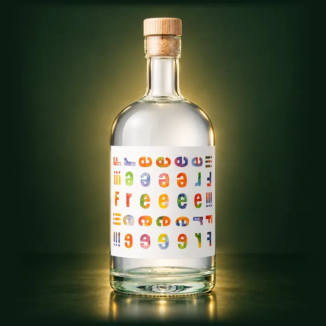 Freeee!!! - ASAKURA CRAFT GINのボトル（イメージ）
