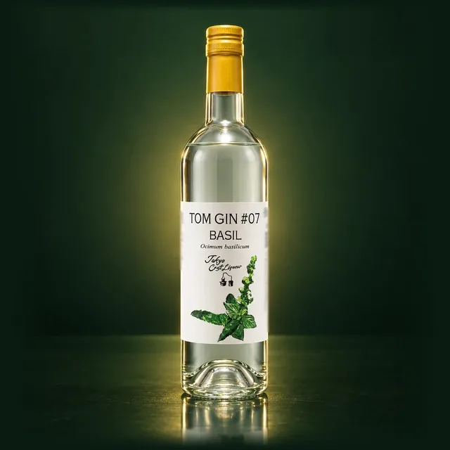 TOM GIN #07 バジルのボトル（イメージ）