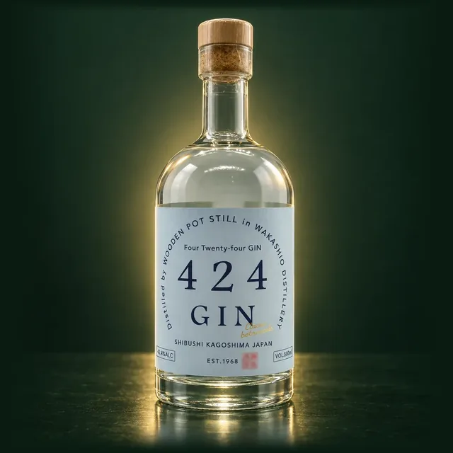 424GIN -Classic botanicals-のボトル（イメージ）