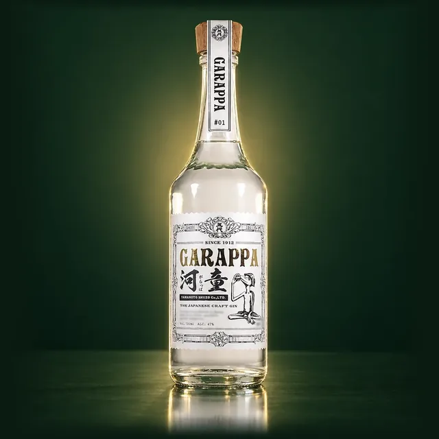 GARAPPA #01 CRAFT GINのボトル(イメージ)