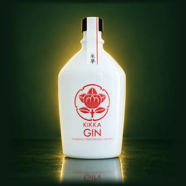 橘花 KIKKA GIN 朱華(はねず)のボトル(イメージ)