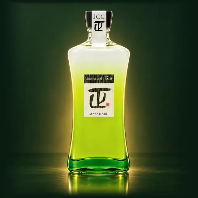 ジャパニーズ クラフト ジン マサハル（Japanese craft Gin MASAHARU）のボトル（イメージ）